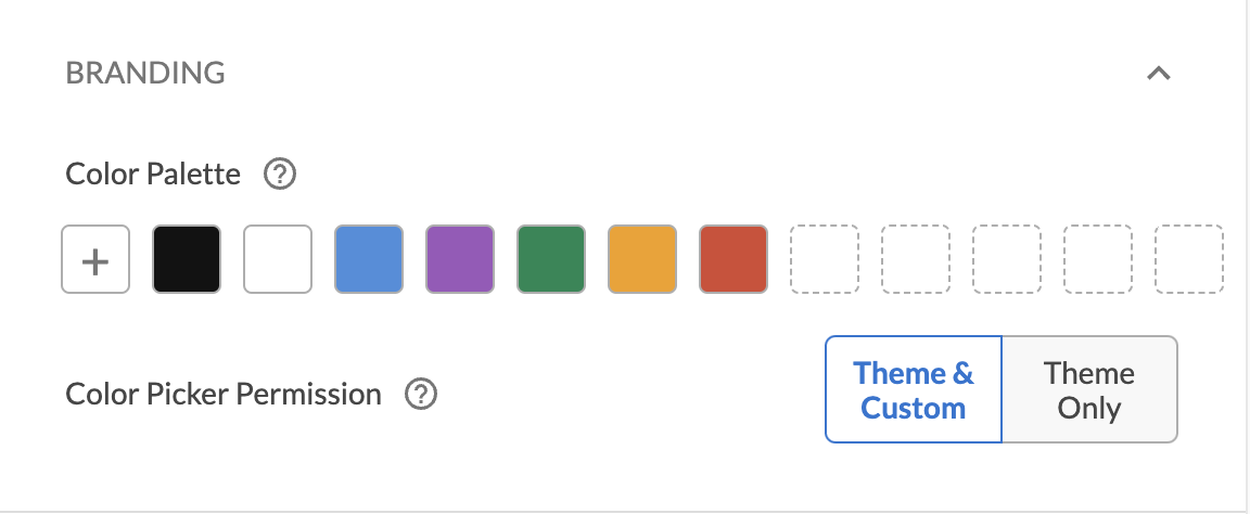 Theme Color Palette
