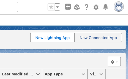 Pardot New Connected App button