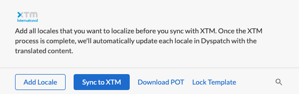 Sync to XTM option in the Email Builder