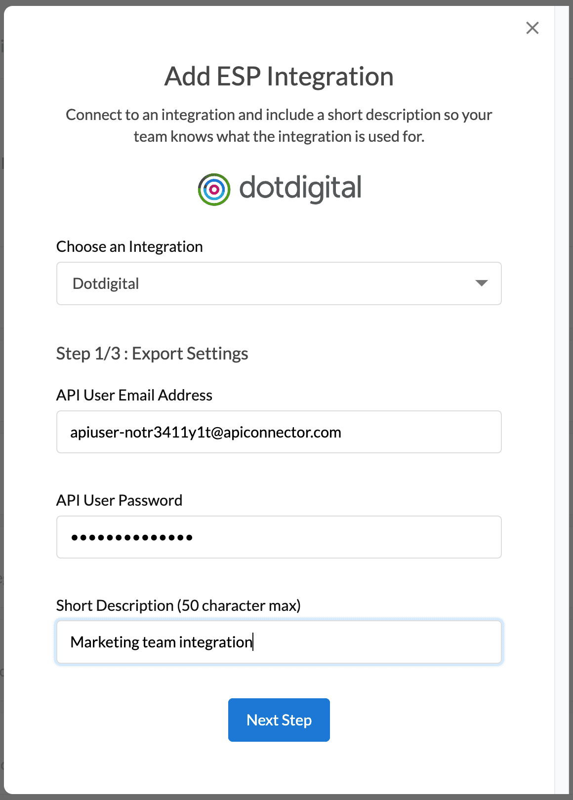 Adding Dotdigital to Dyspatch